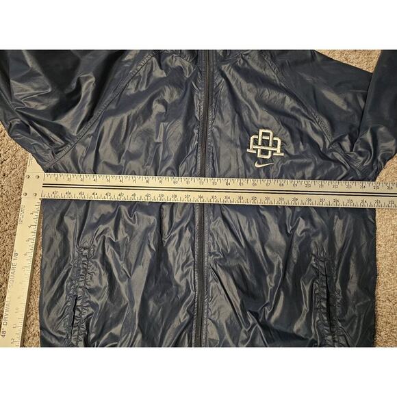 Nike Athletic Department Y2K Full Zip Windbreaker Track Jacket XL Navy White - Picture 7 of 10